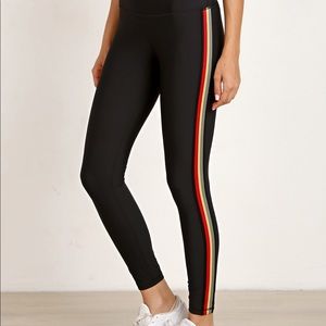 Spiritual Gangster 7/8 Rasta Stripe Pants